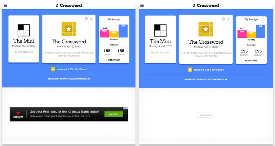 bad ad blocking example
