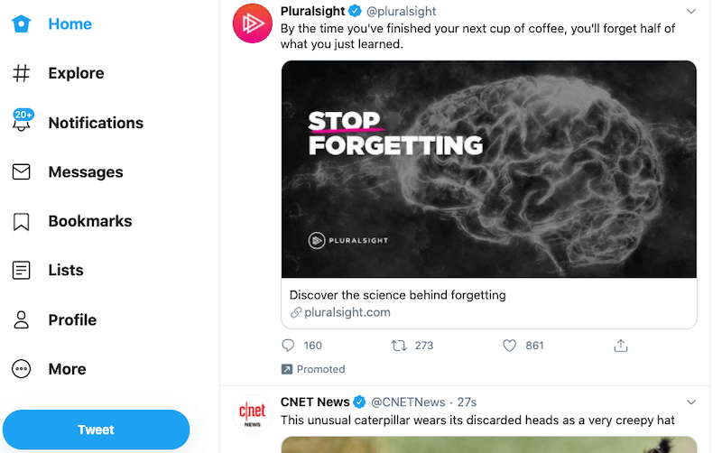 twitter self serve