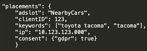 carsmart api ads