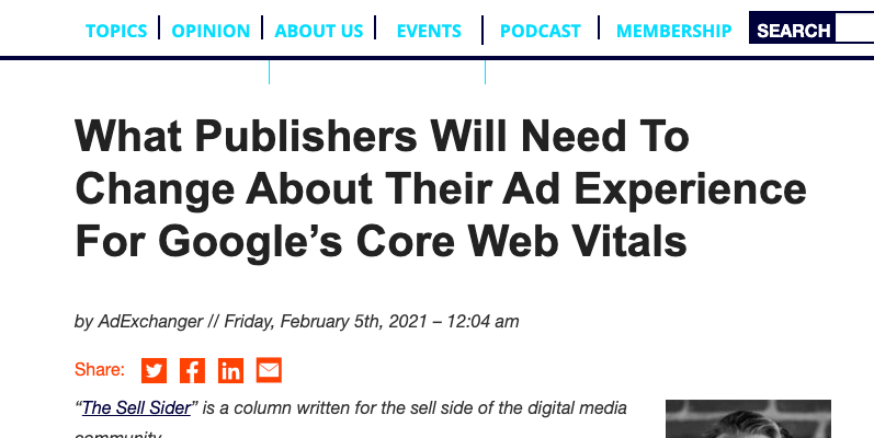 core web vitals