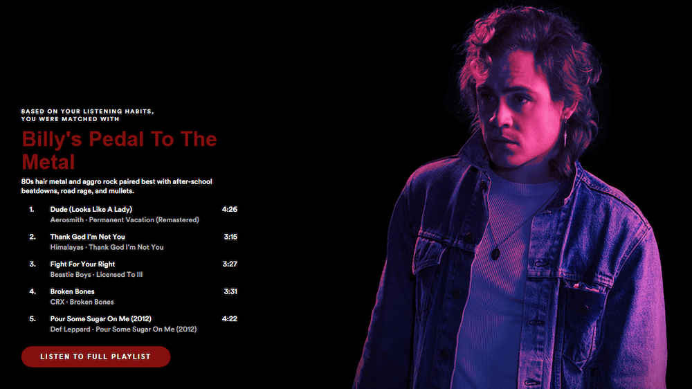 spotify branded playlist ad