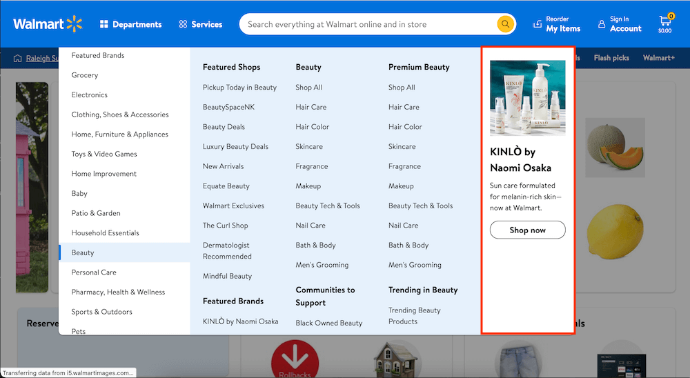 Walmart example