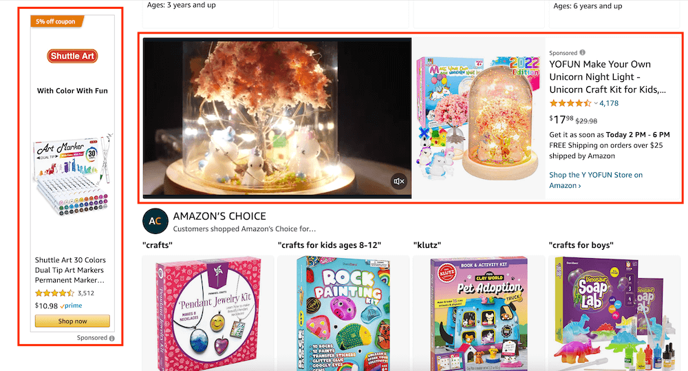 Amazon example