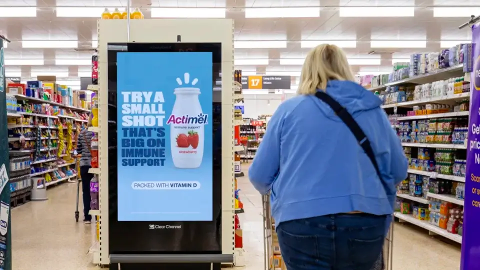 In-store retail media example