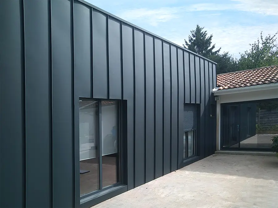 refection bardage aluminium bordeaux
