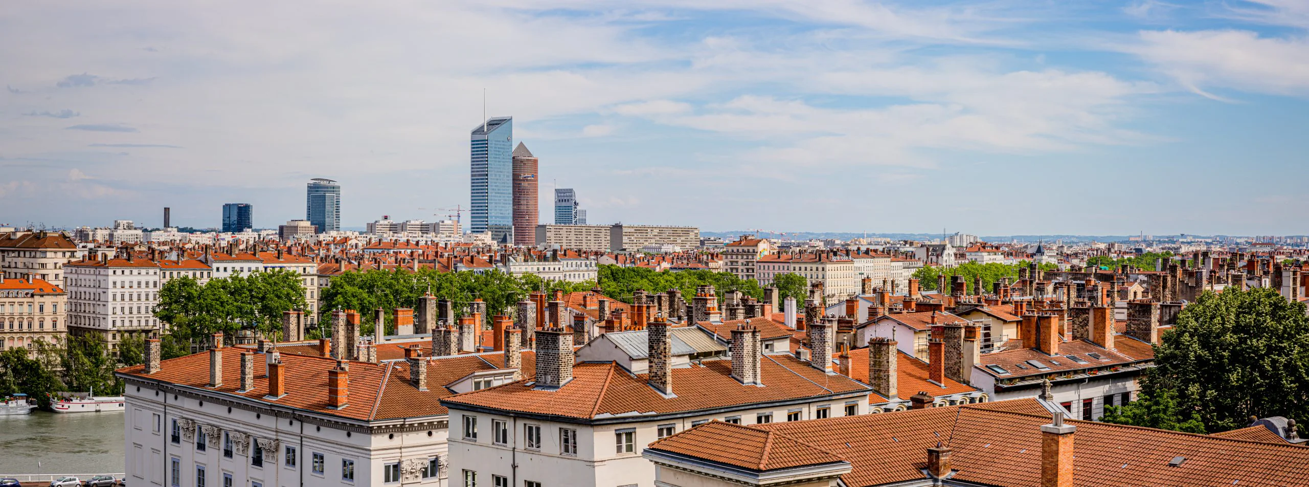 Panorama de Lyon depuis la Croix-Rousse