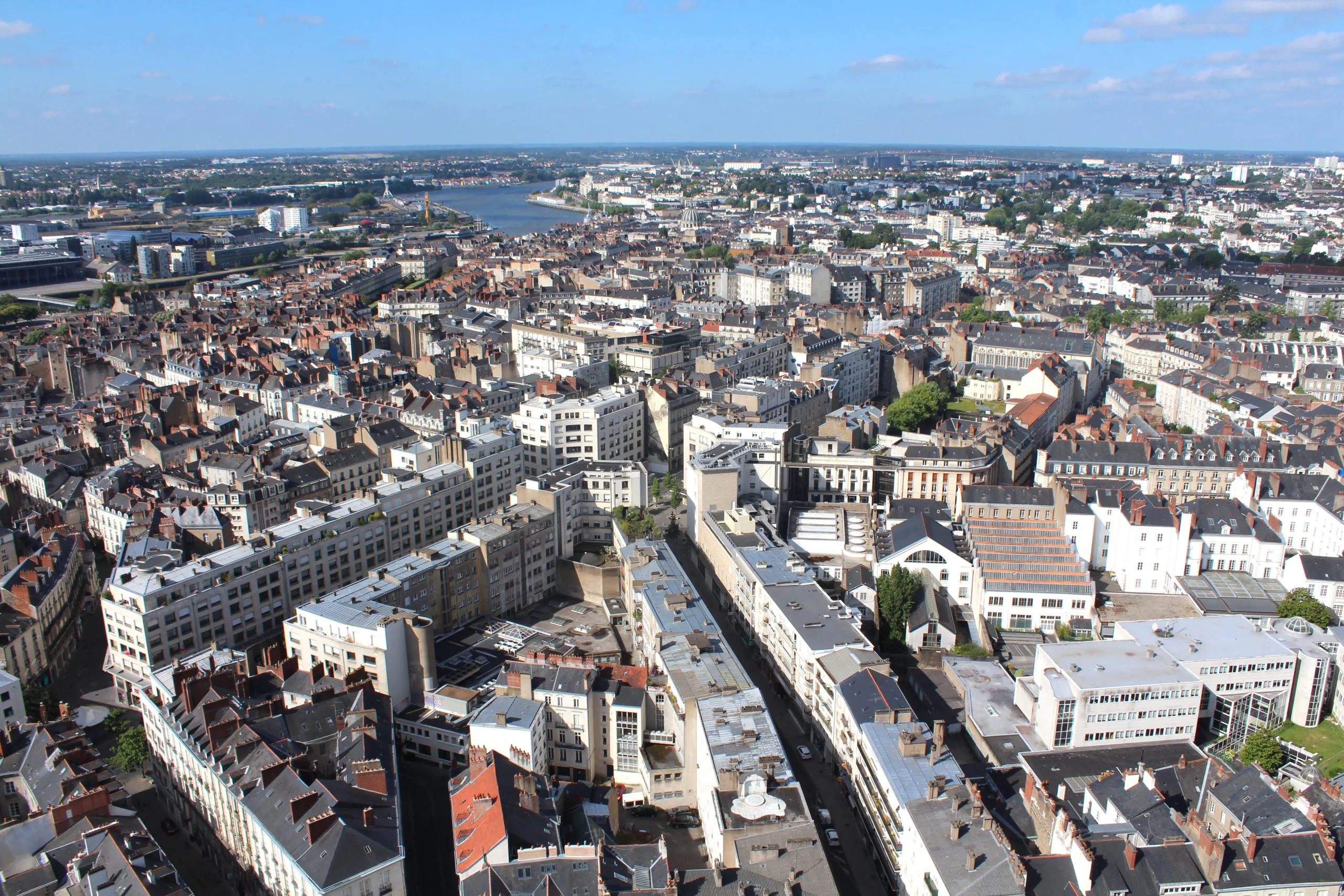 France / Nantes vu de la Tour de Bretagne