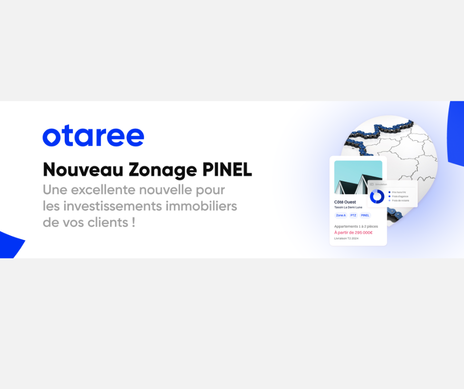 Nouveau zonage Pinel 2024