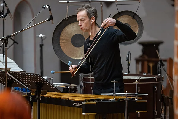 Künstler auf der Bühne beim Provinlärm Festival