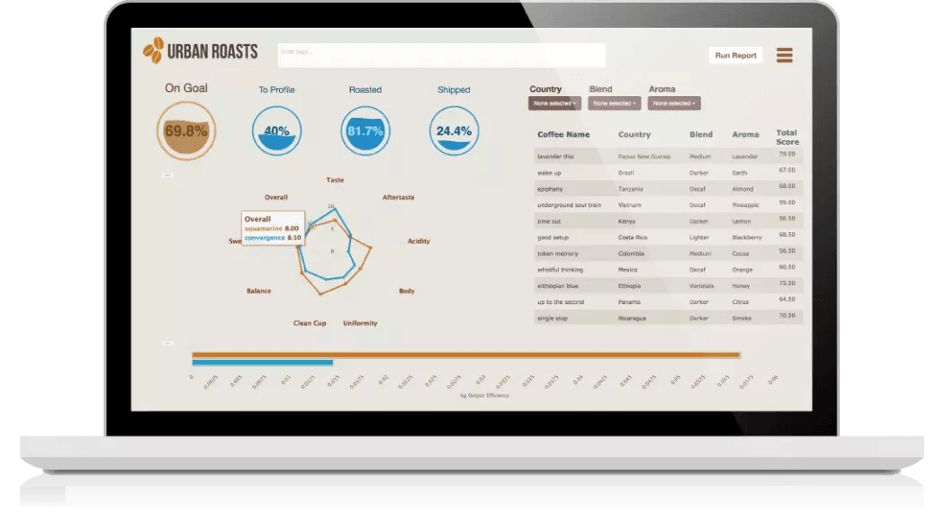 Reporting and analytics dashboards integrated into your app
