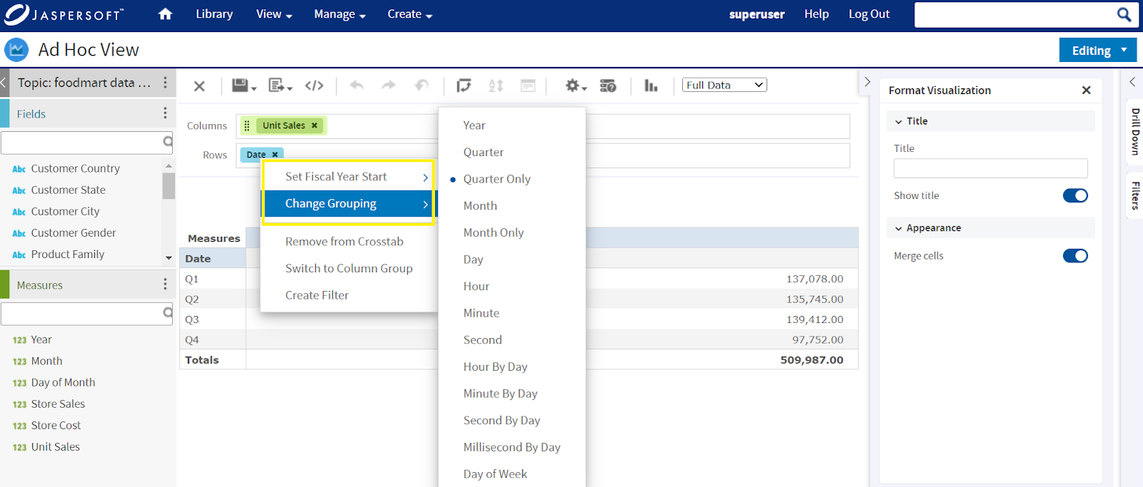 Advanced Date Time calculations - new in JasperReports Server 9.0