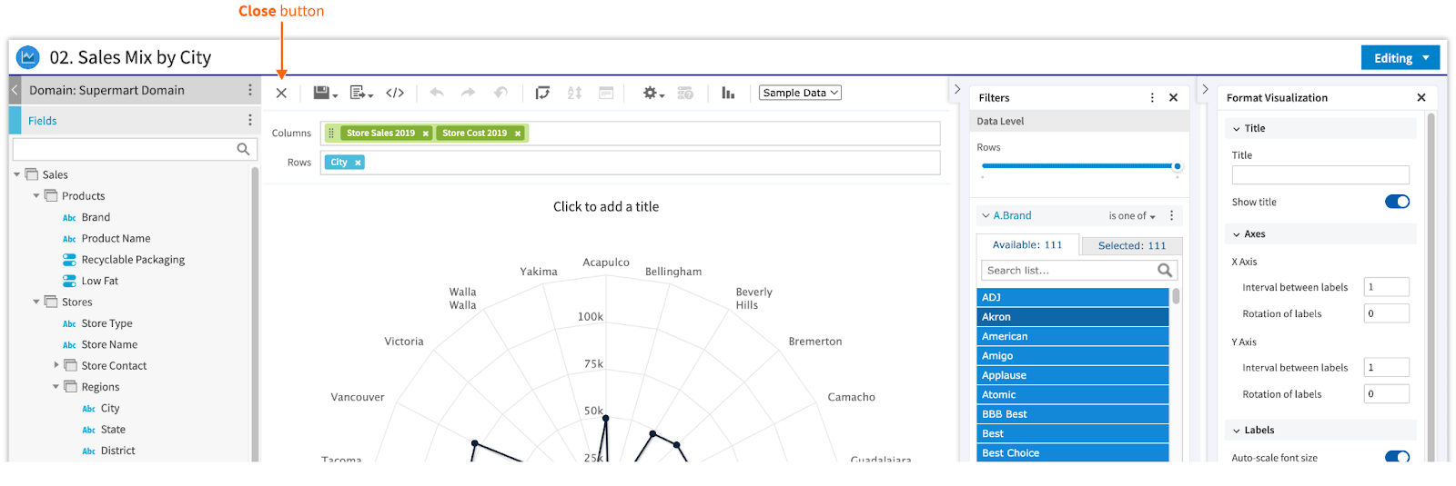 UX imporvements while embedding JasperReports server