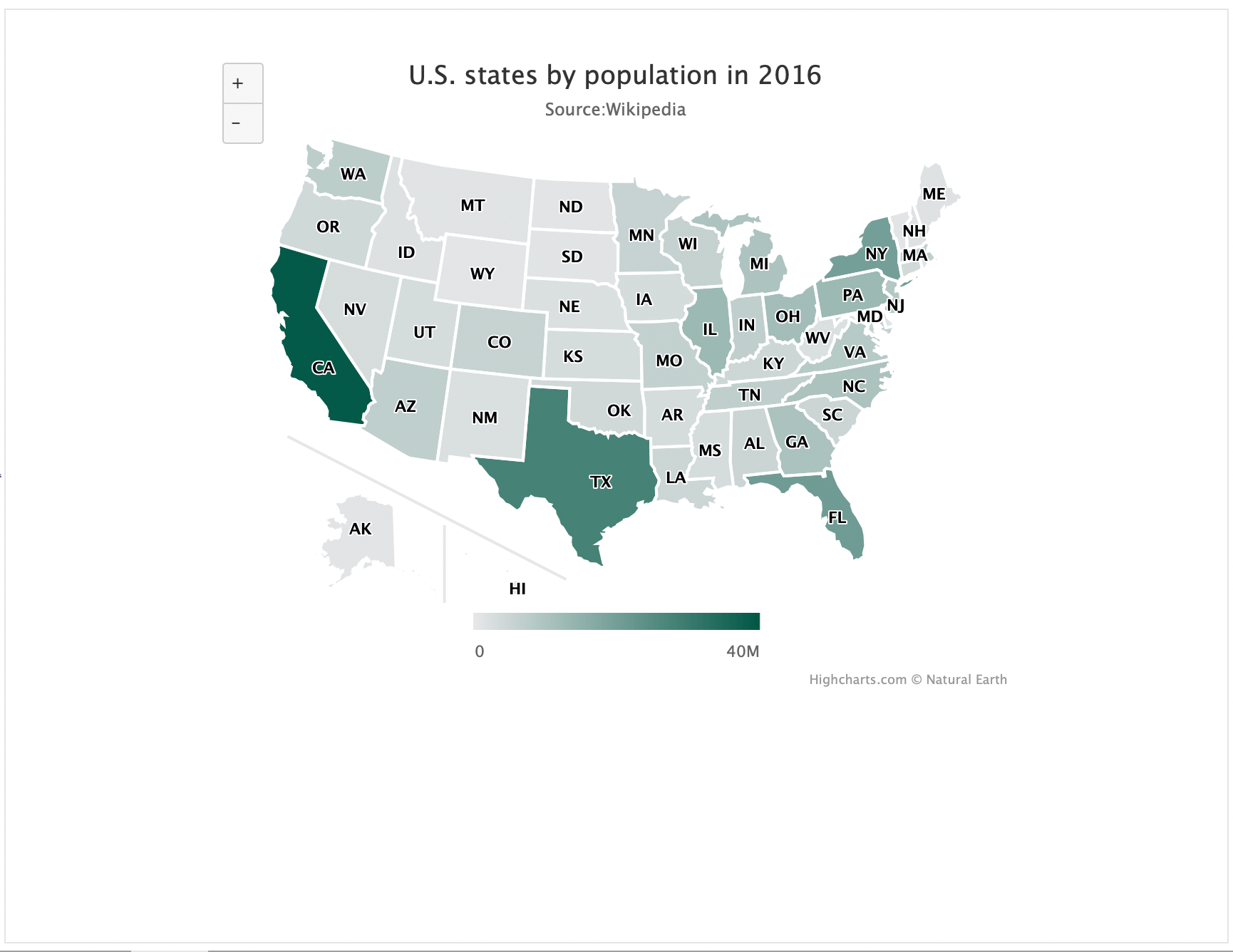 HTML5 highmaps feature to create interactive maps