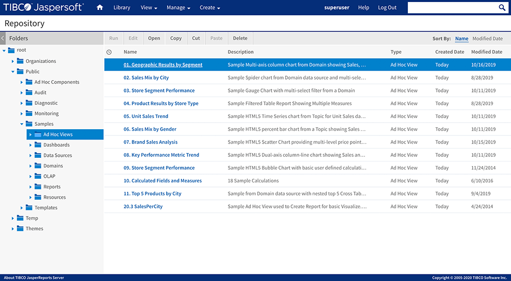 Updated user interface with improved dashboard and chart-building experience