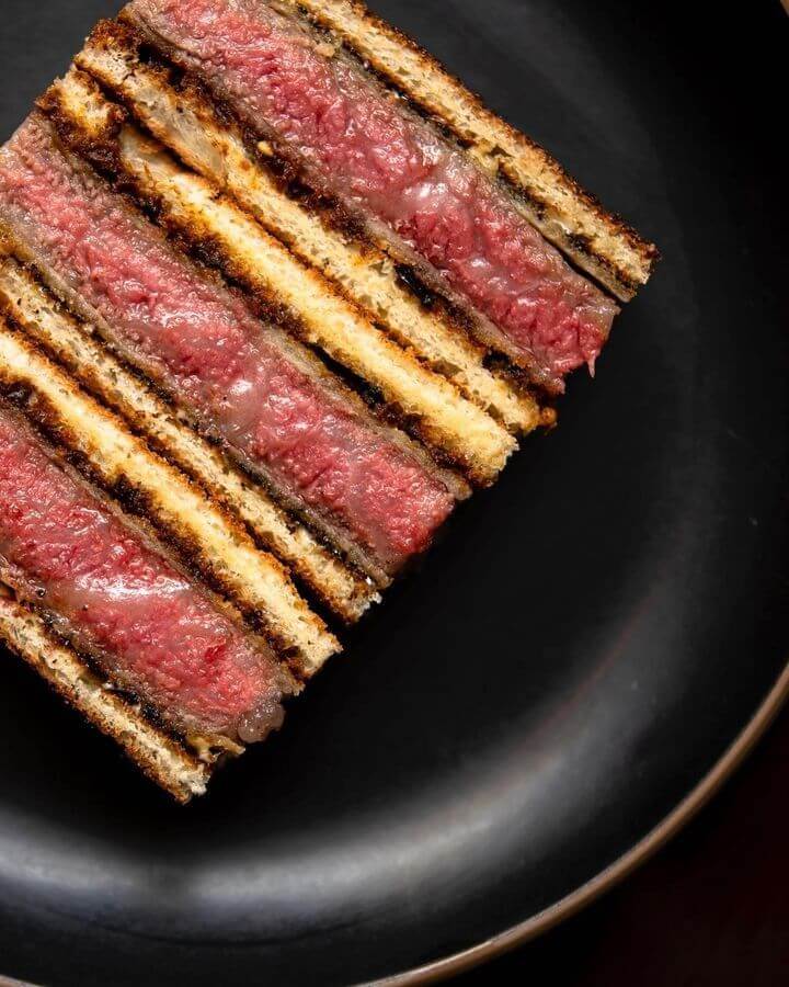 Wagyu katsu sando