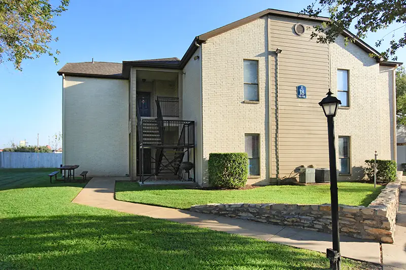 Exterior of apartments