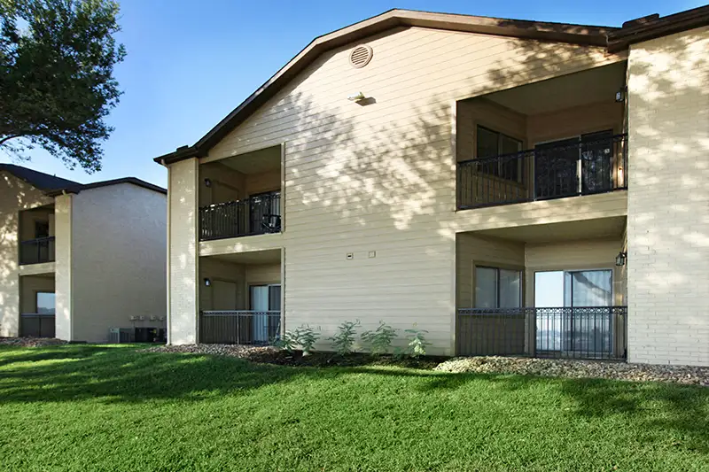Exterior of apartments