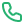 Green WhatsApp chat bubble icon with a white telephone inside.