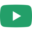 Green play button icon representing video playback.