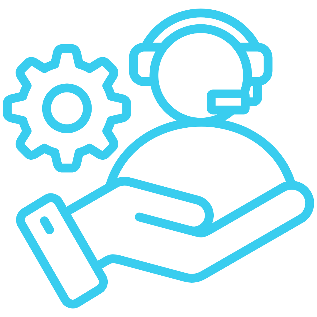 Simple blue outline icon of an open book with two visible pages.