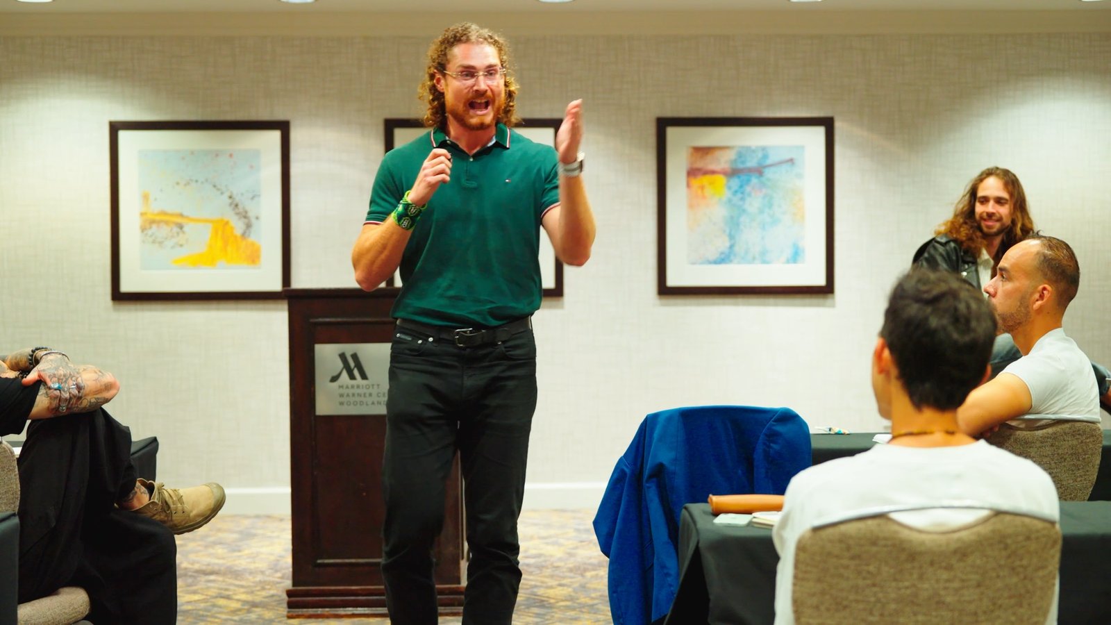 Joshua Lingerfelt speaking
