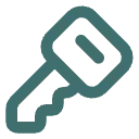 Schlüssel-Symbol für die Übergabe der Immobilie
