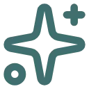 Funkeln-Symbol für die Aufwertung einer Immobilie vor dem Verkauf