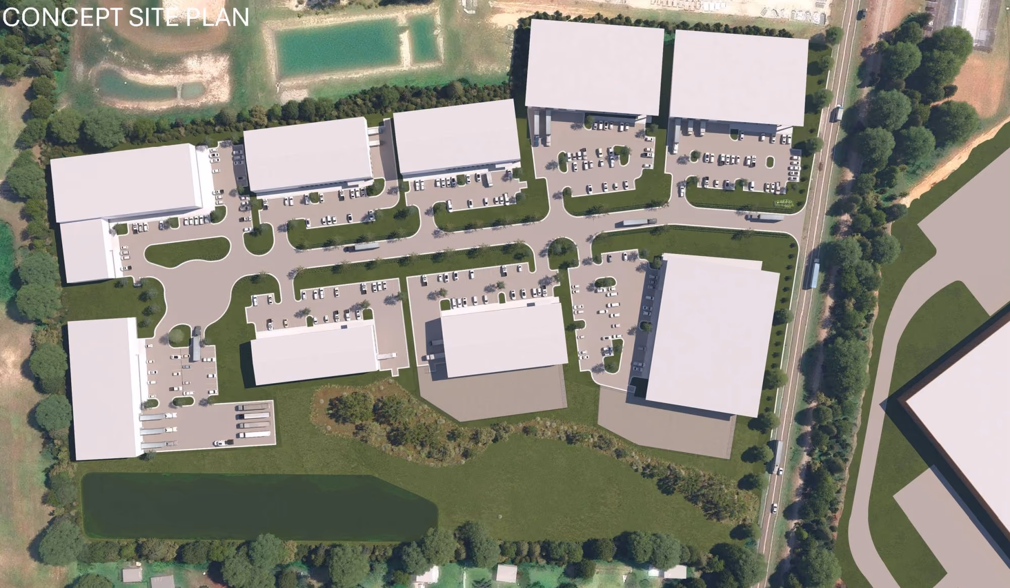 Wilmington Industrial Park building rendering