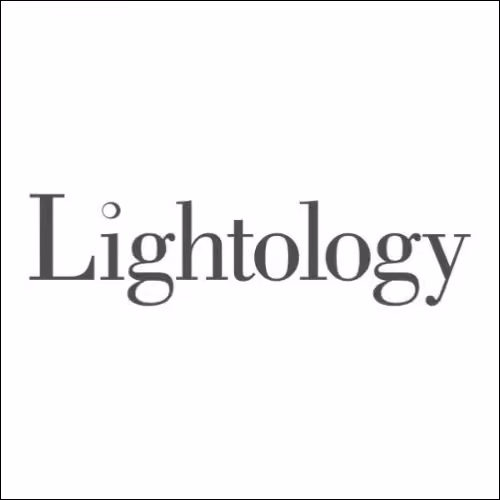 Lightology wordmark in black serif font on a white background.