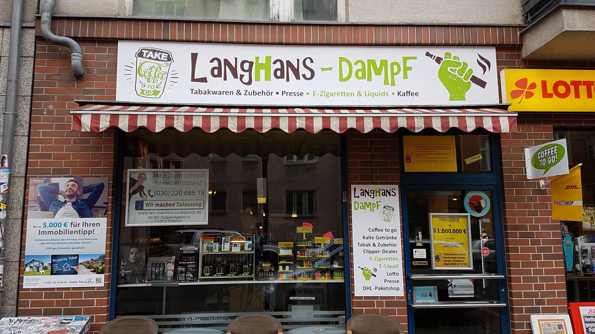 Vollexistenz in Berlin-Weißensee: Fachgeschäft Tabakwaren/E-Center mit Lotto, DHL, Presse, Getränke & Café in guter Lauflage zu verkaufen (provisionsfrei) – Bild 2