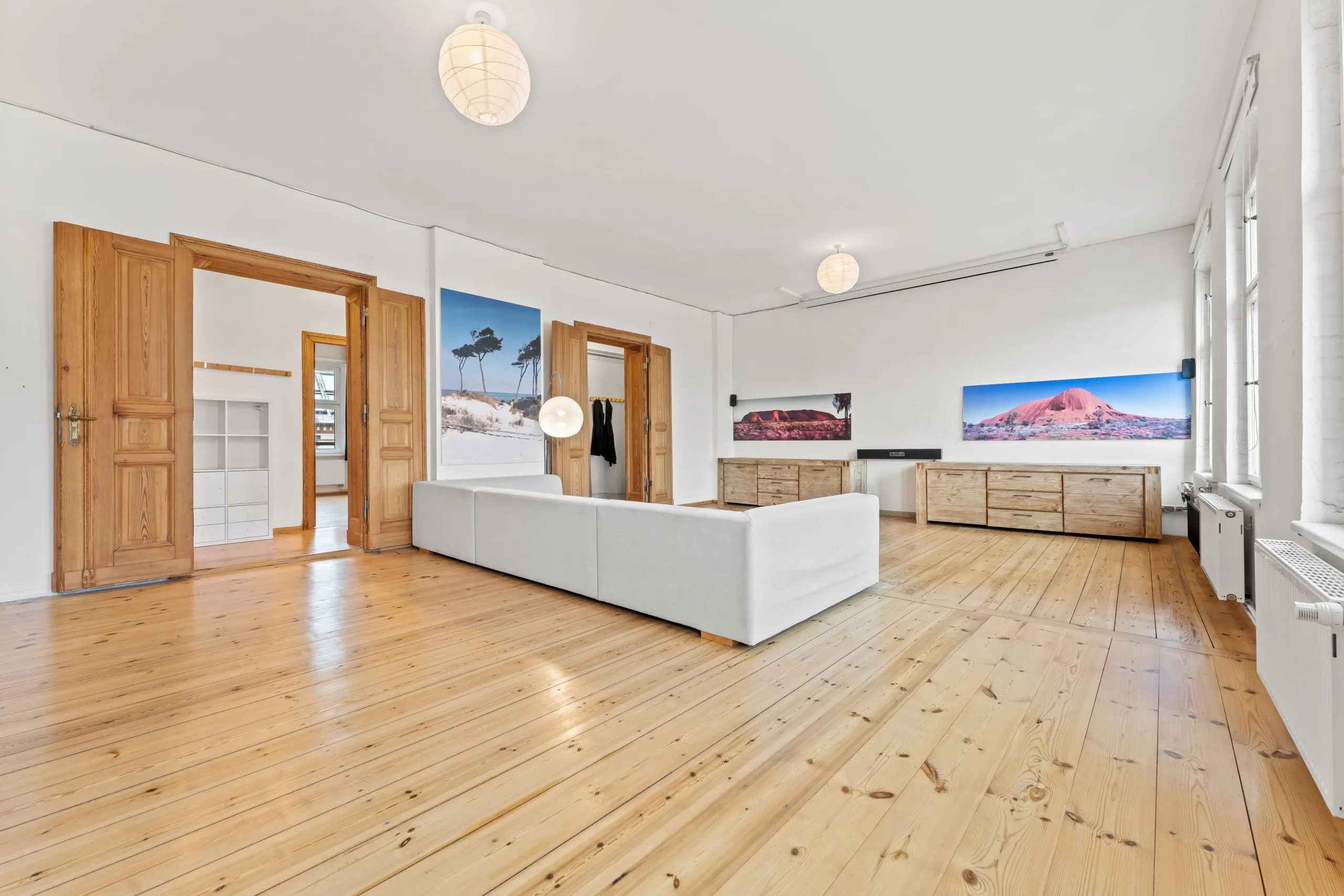 1041-10 Wohnzimmer Flügeltüren
