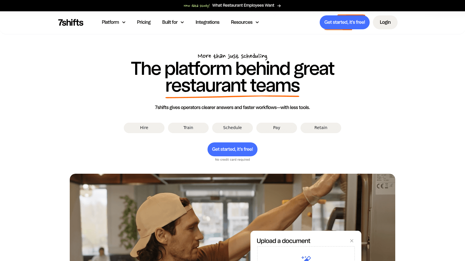 7shifts as one of the best restaurant operations management software