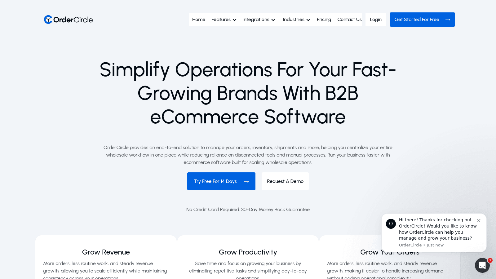 OrderCircle as one of the best order management software for distributors