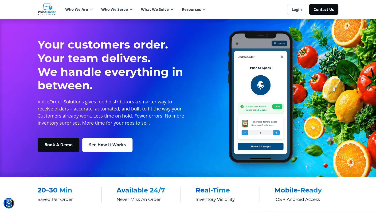 VoiceOrder Solutions as one of the best order management software for distributors