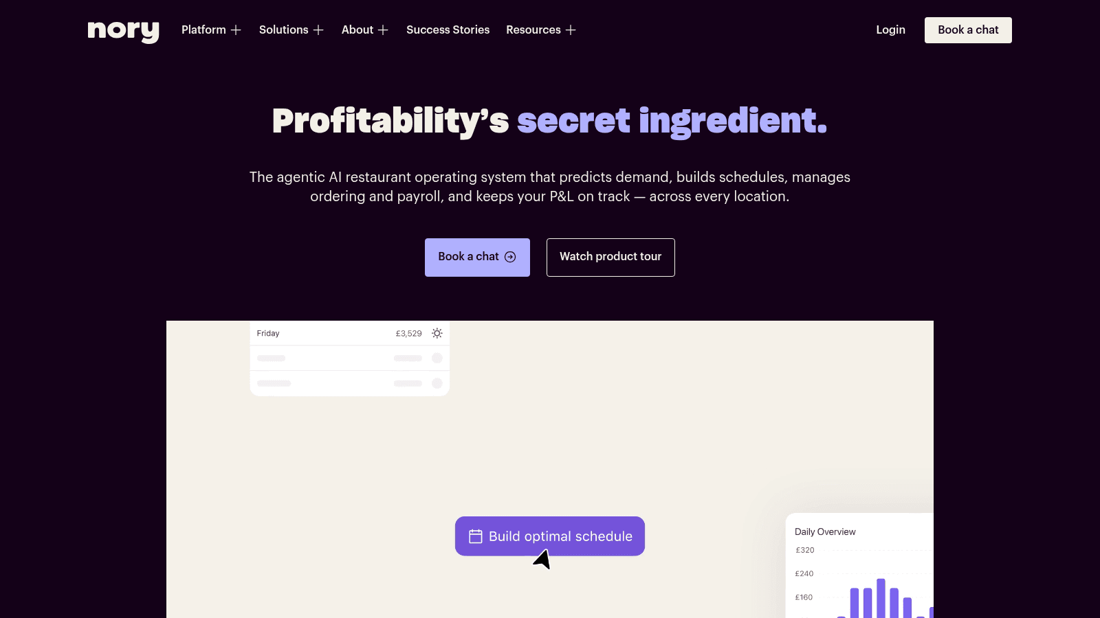 Nory as one of the best restaurant automation software