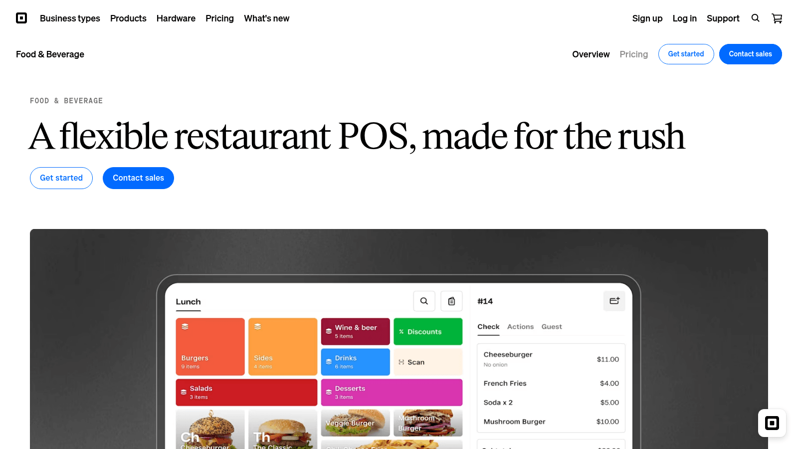 Square for Restaurants as one of the best restaurant management software