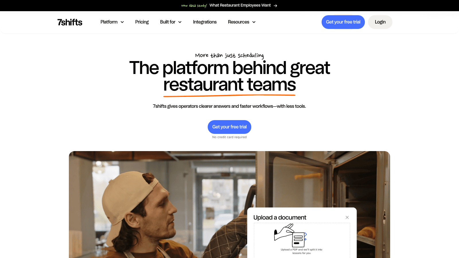 7shifts as one of the best restaurant automation software