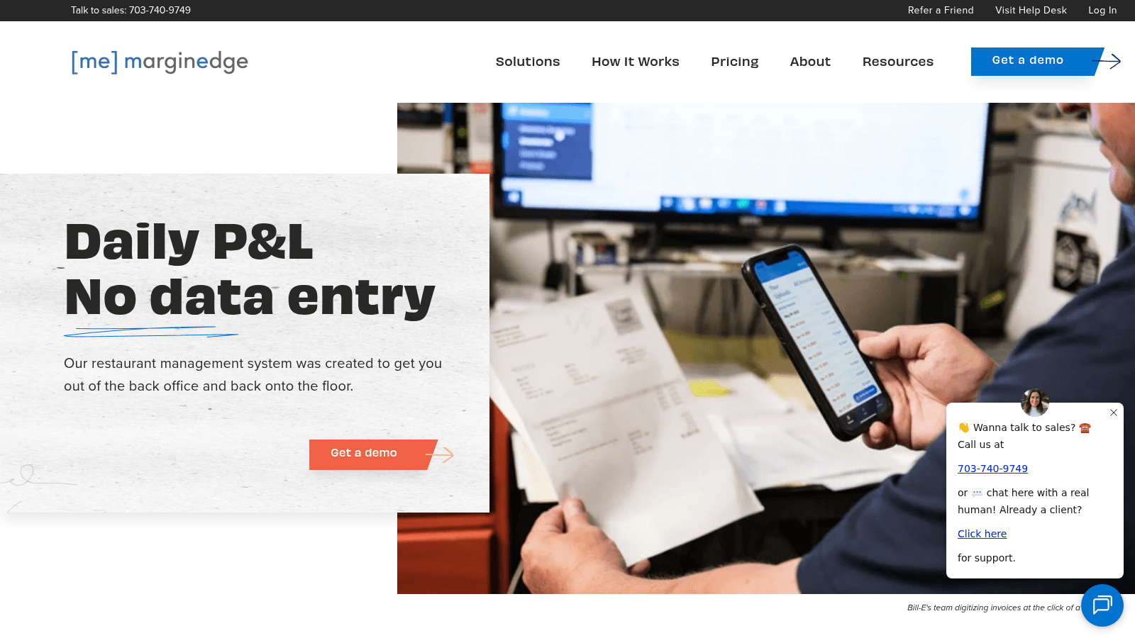 MarginEdge as one of the best restaurant automation software