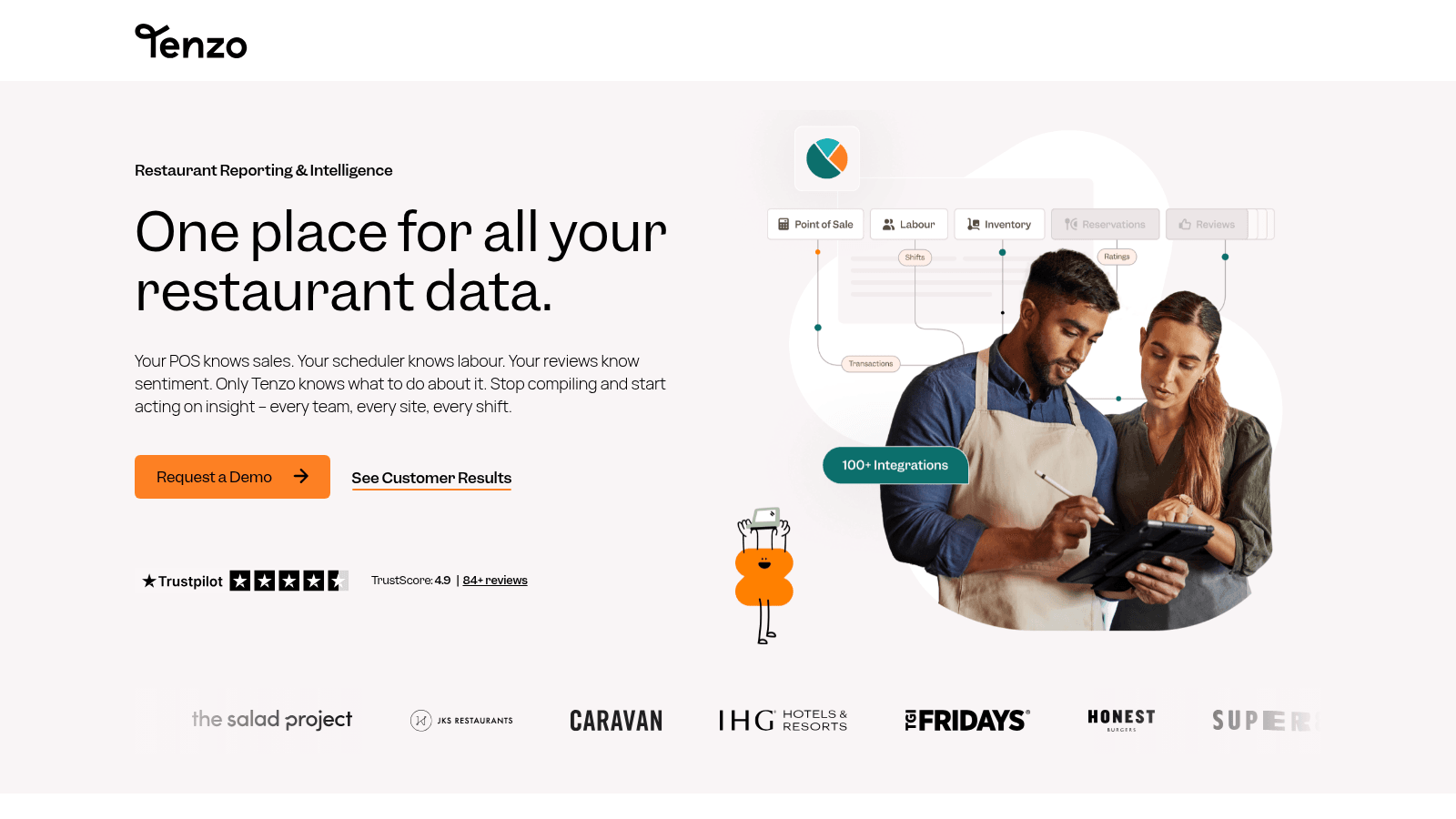 Tenzo as one of the best restaurant forecasting software
