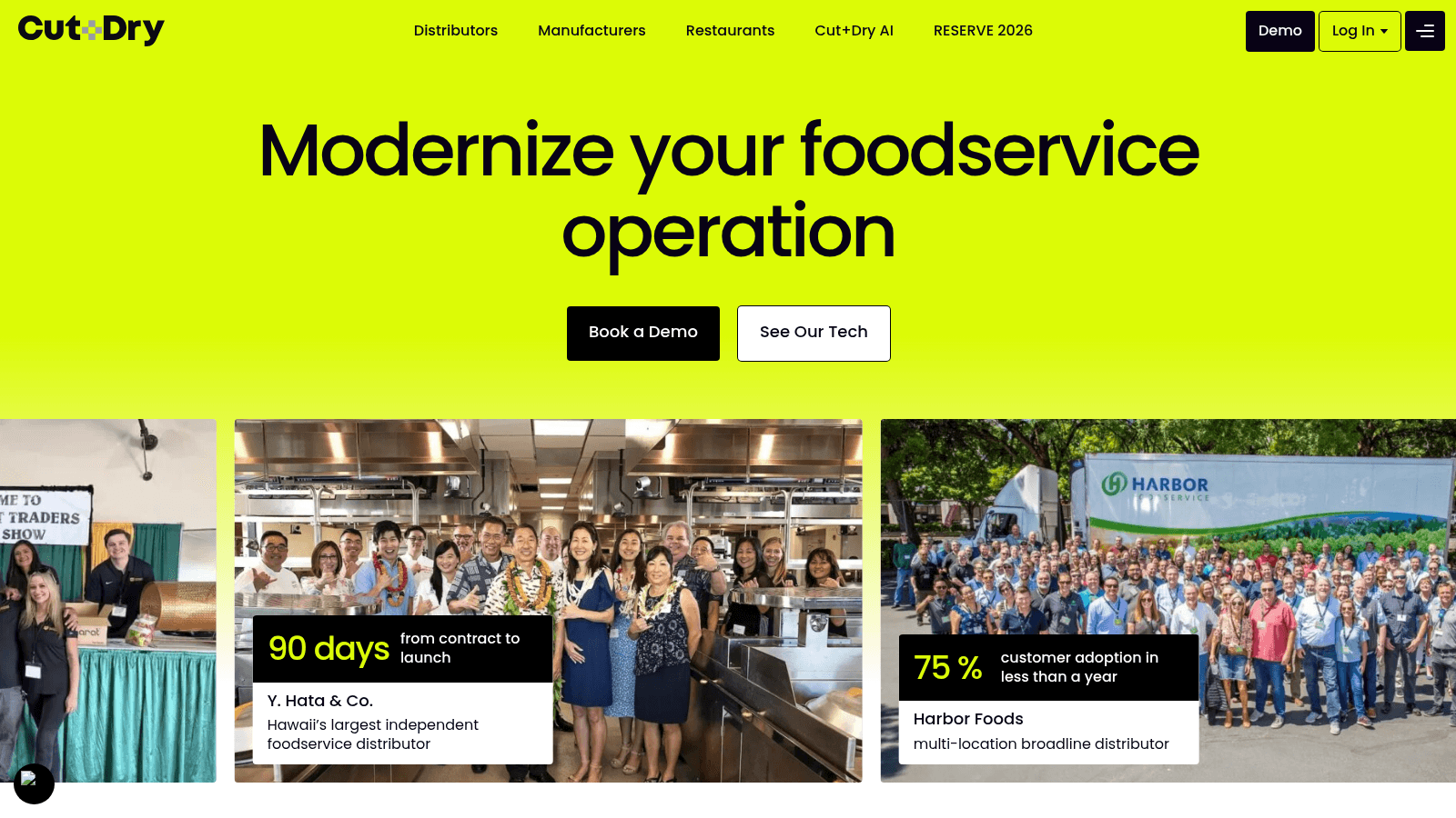 Cut+Dry as one of the best restaurant procurement software