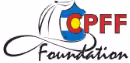 Logo with stylized figure and letters CPFF above the word Foundation in cursive.