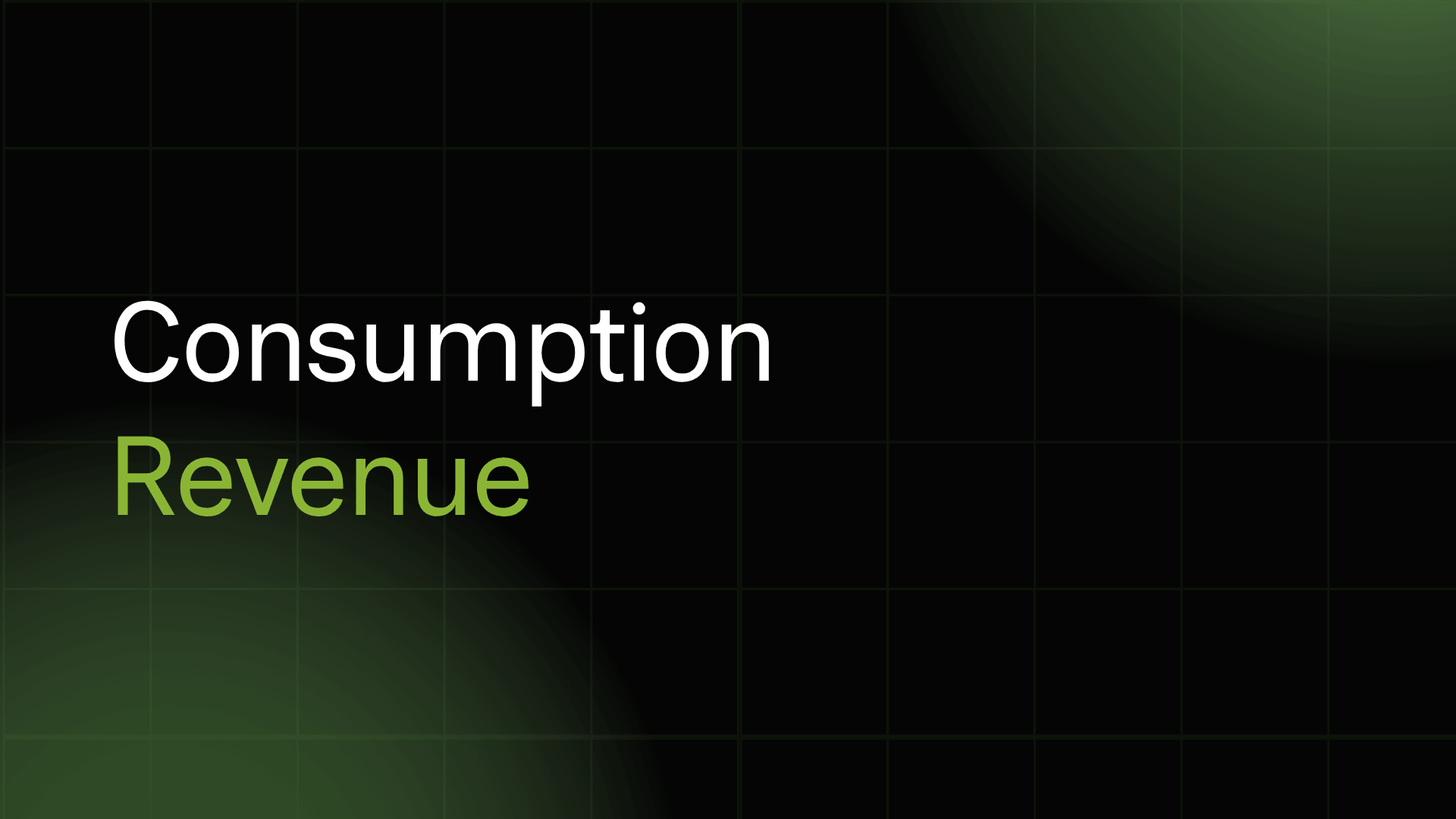 Consumption Revenue Explained for AI Products