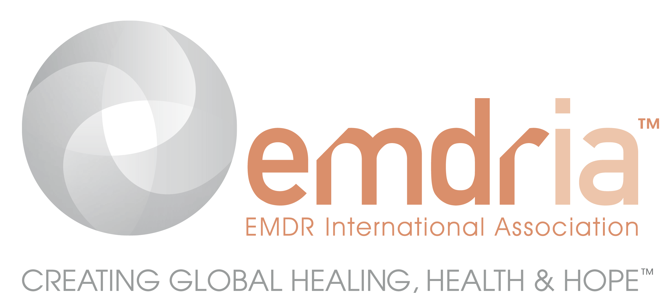 EMDR International Association logo with healing and hope tagline