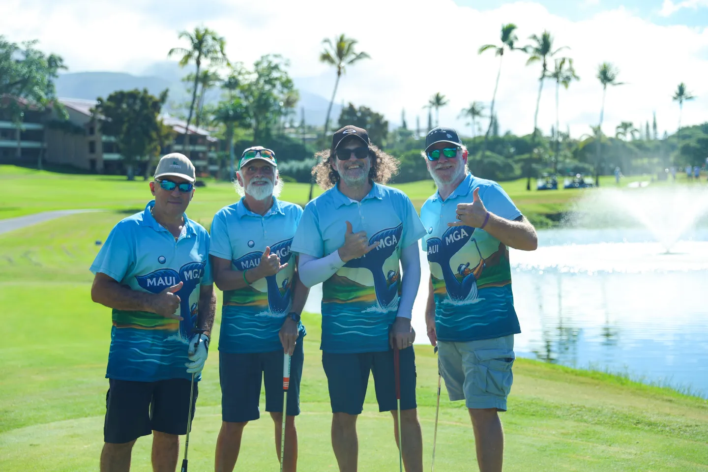 guys golfing in maui