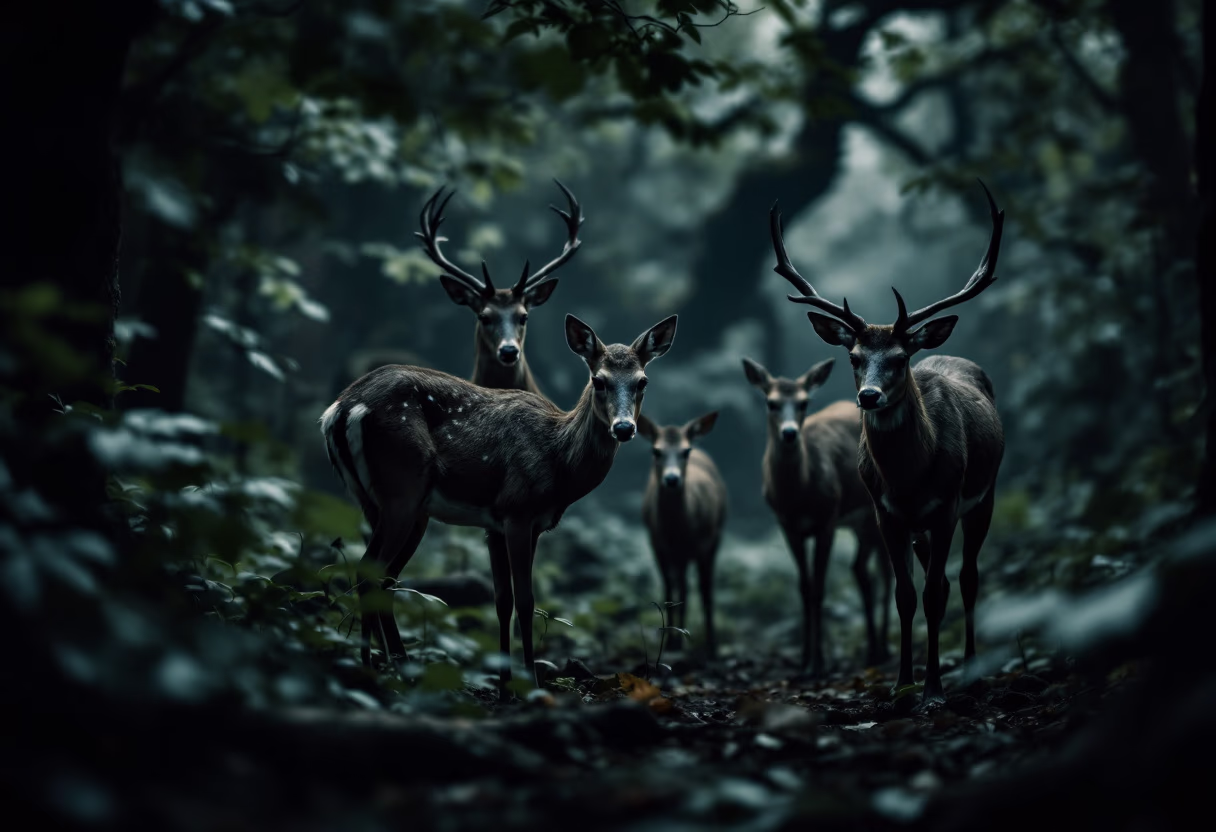 image of peaceful animal sanctuary