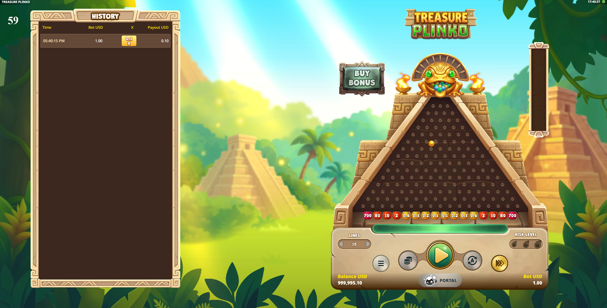 Treasure Plinko