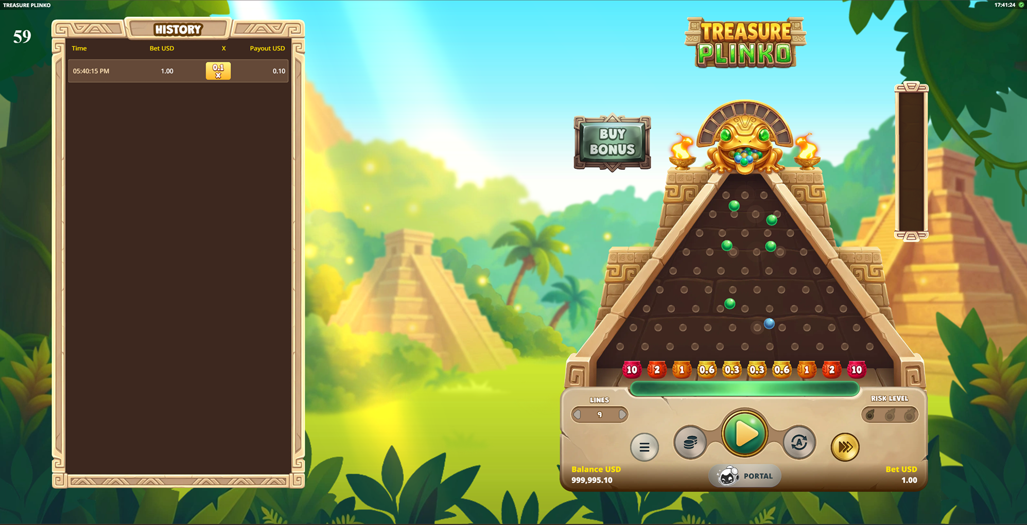 Treasure Plinko