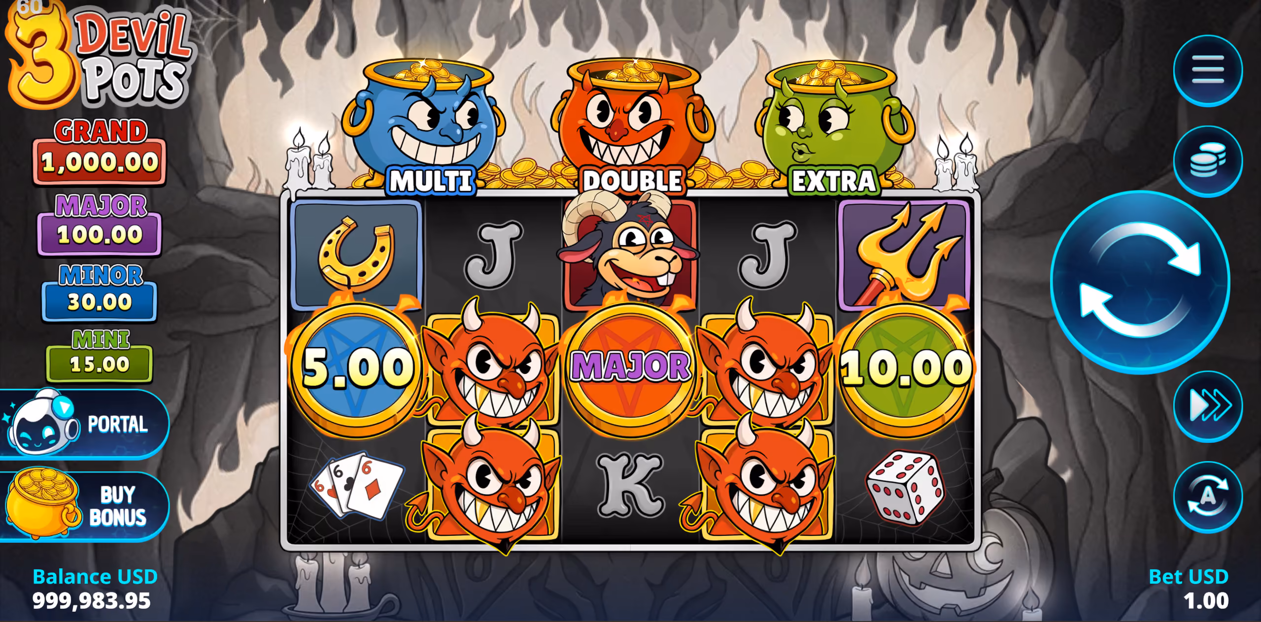 3 Devil Pots