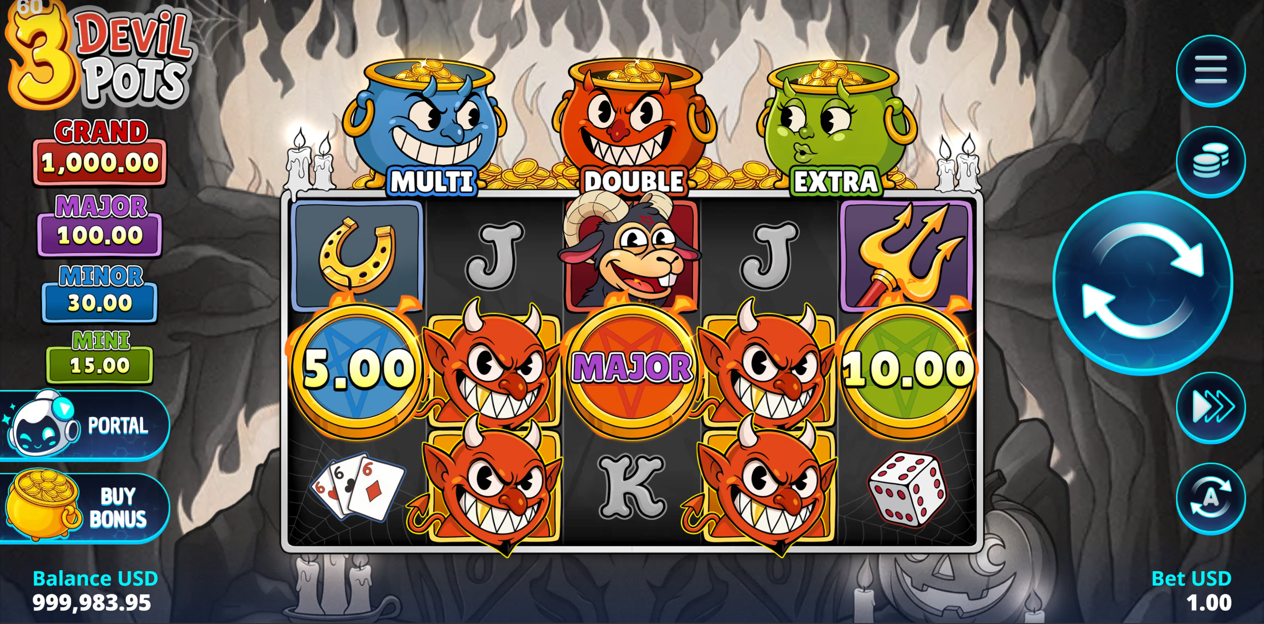 3 Devil Pots