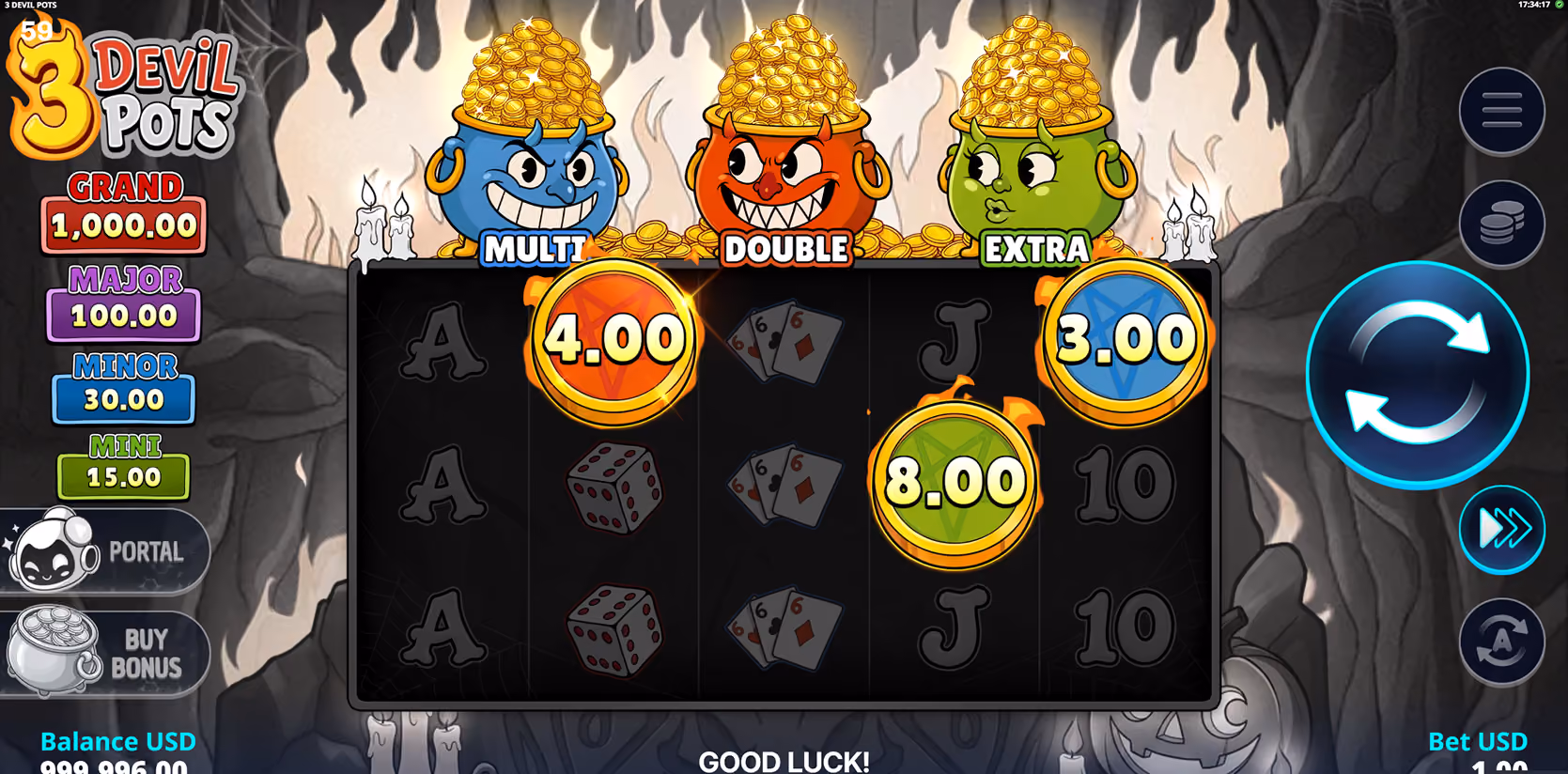 3 Devil Pots